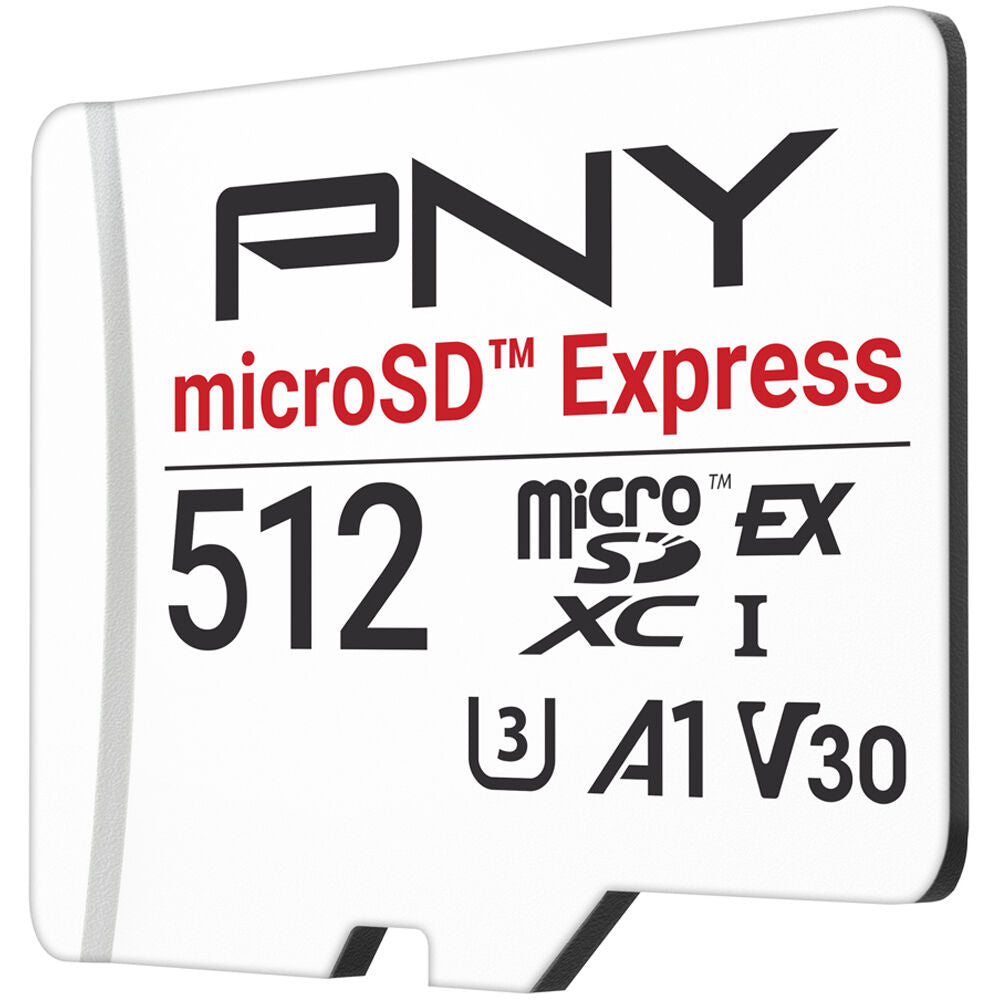 Tarjeta PNY 512GB microSD Express - vista frontal