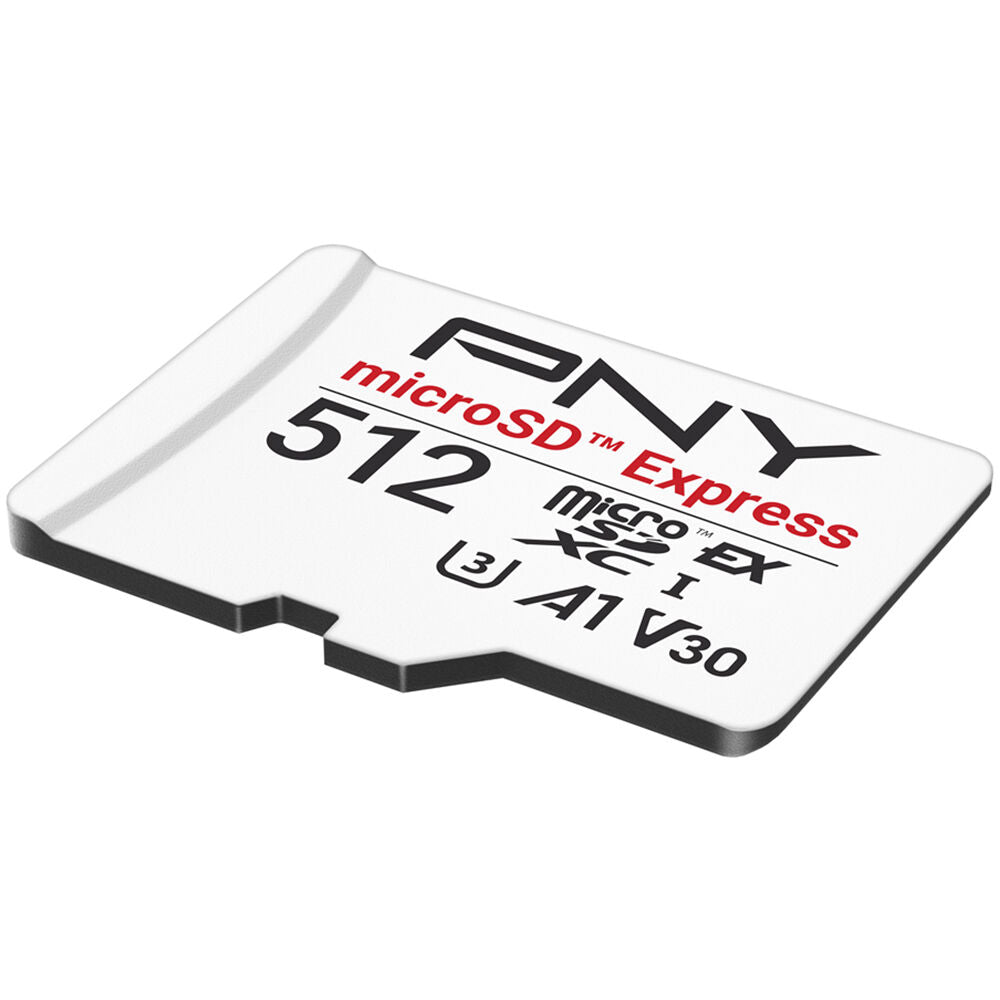 Tarjeta PNY 512GB microSD Express - vista trasera
