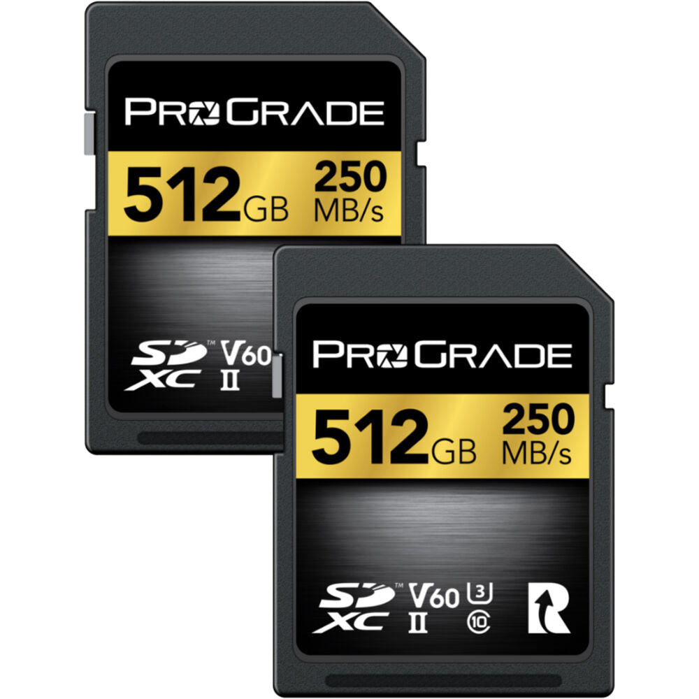 Tarjeta ProGrade Digital 512GB Gold UHS-II SDXC (2-Pack) - vista principal