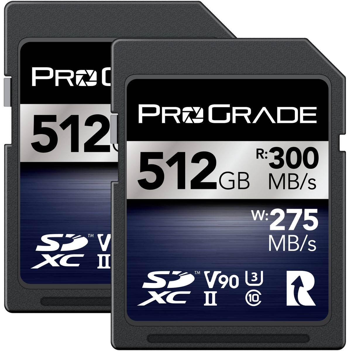 Tarjeta ProGrade Digital 512GB UHS-II SDXC Iridium (2-Pack) - vista principal