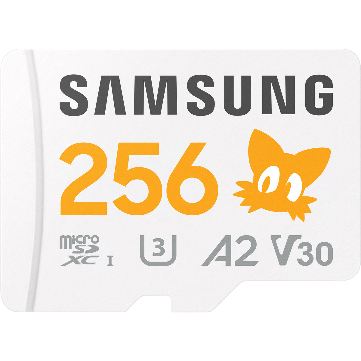 Tarjeta Samsung 256GB PRO Plus Sonic the Hedgehog UHS-I microSDXC con SD Adapter - vista frontal