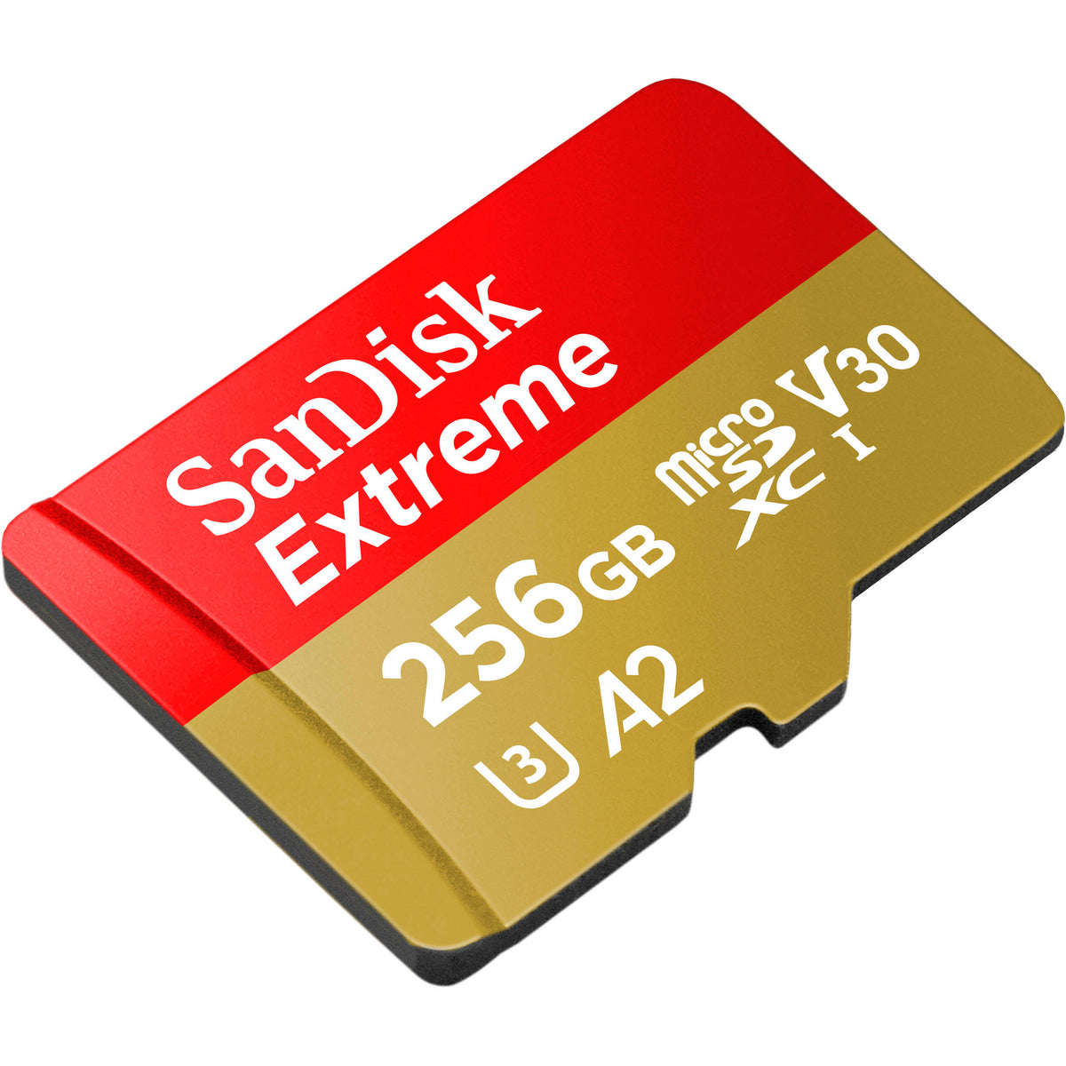 Tarjeta SanDisk 256GB Extreme UHS-I microSDXC (190 MB/s) - vista frontal