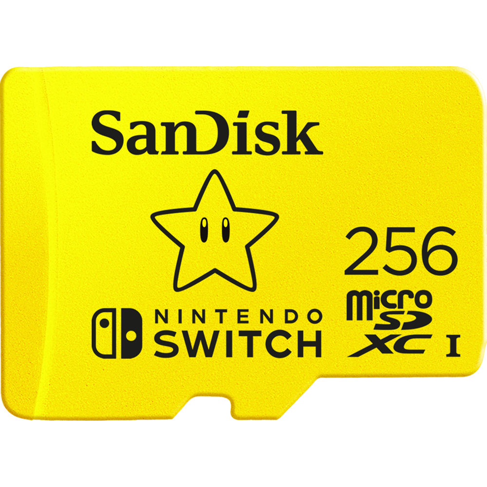 Tarjeta SanDisk 256GB UHS-I microSDXC para the Nintendo Switch - vista principal