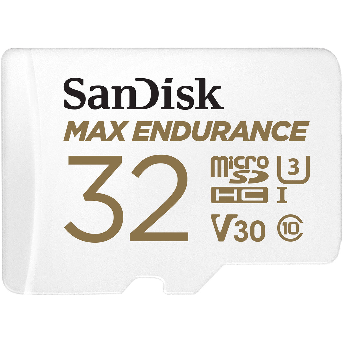 Tarjeta SanDisk 32GB MAX ENDURANCE UHS-I microSDHC con SD Adapter - vista trasera
