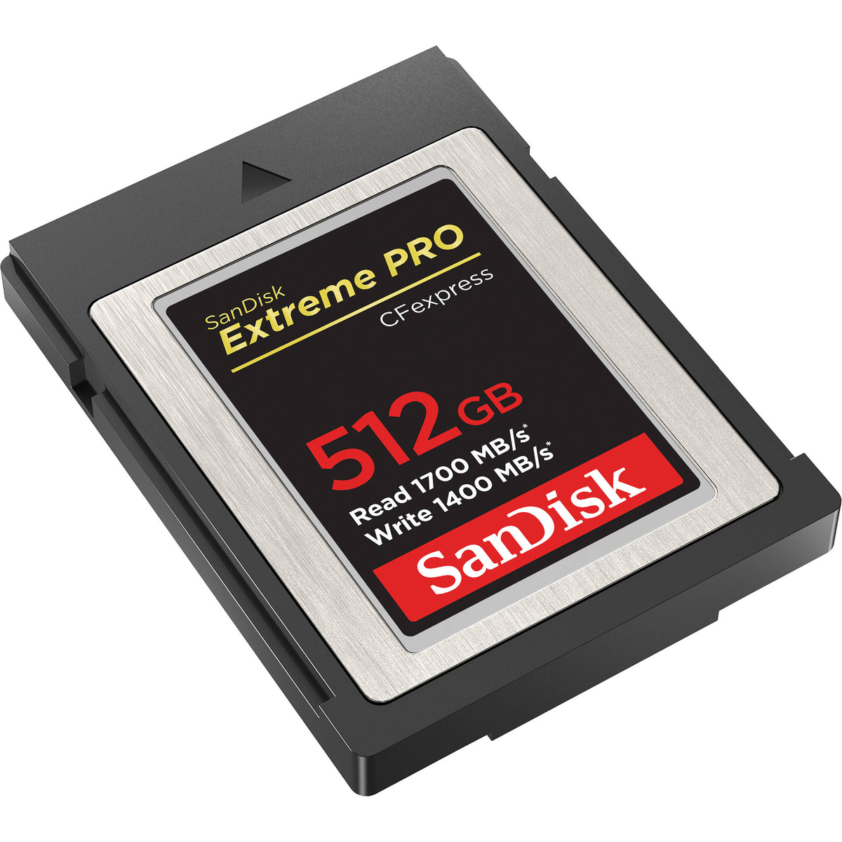Tarjeta SanDisk 512GB Extreme PRO CFexpress Type B - vista frontal