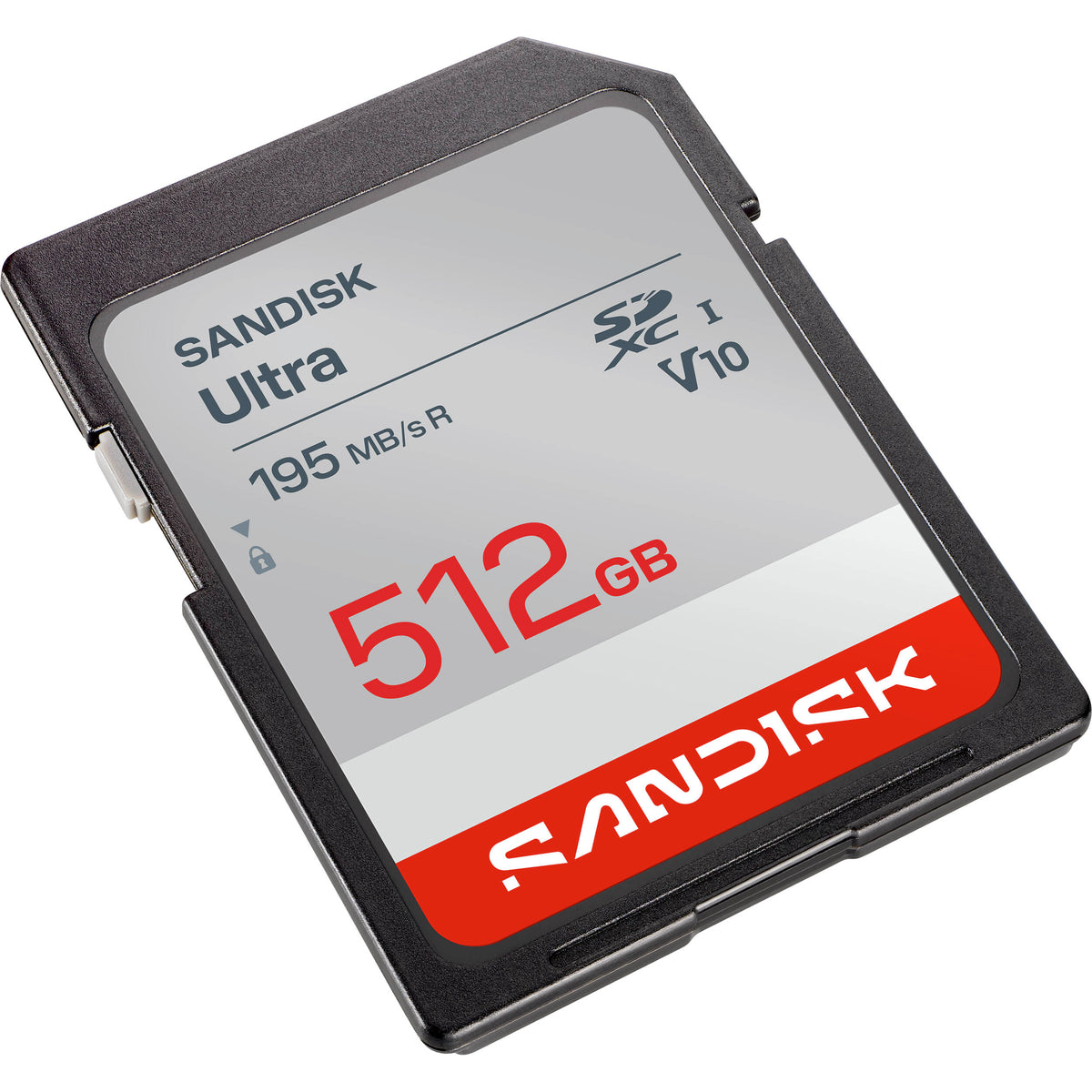 Tarjeta SanDisk 512GB Ultra UHS-I SDXC - vista frontal
