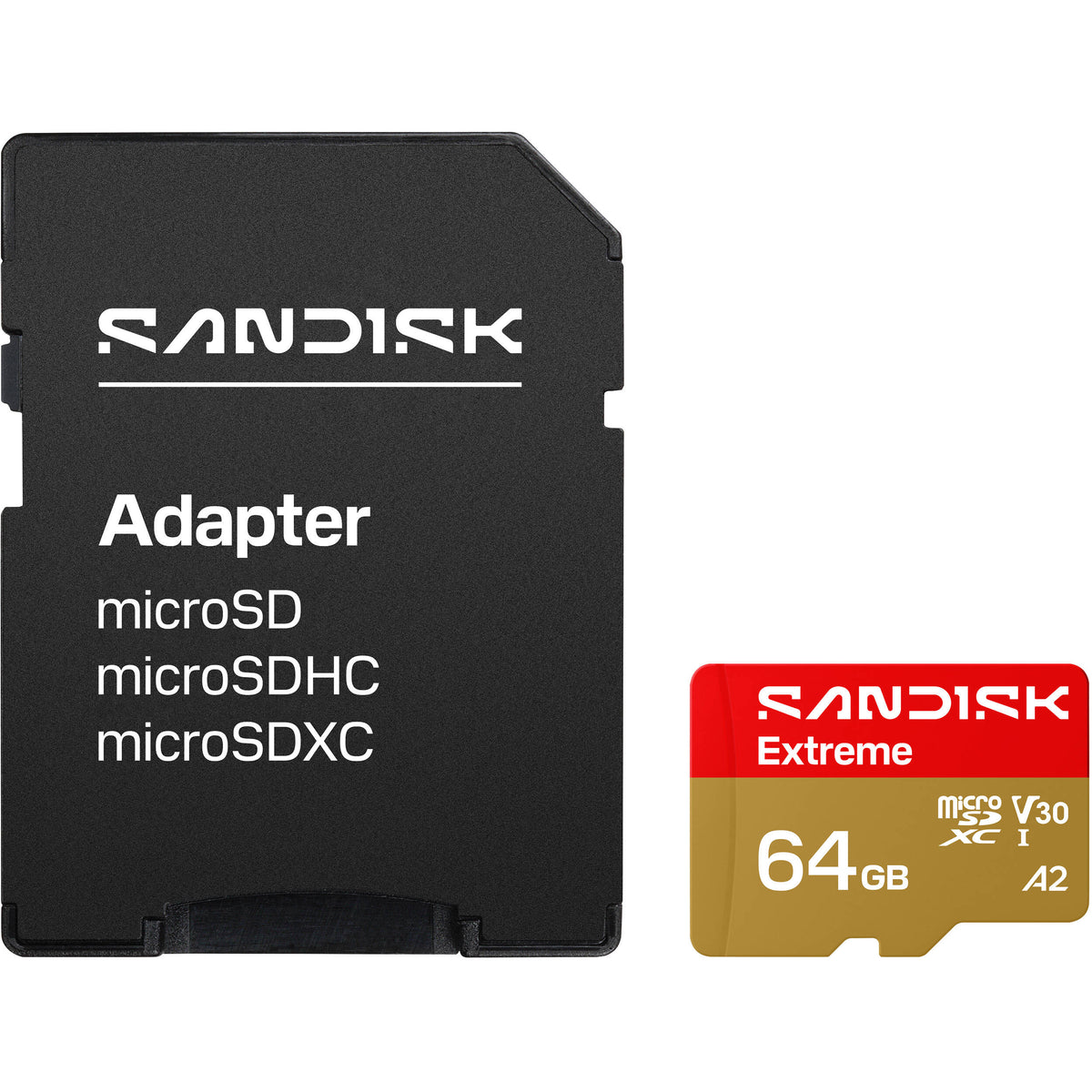 Tarjeta SanDisk 64GB Extreme UHS-I microSDXC - vista principal