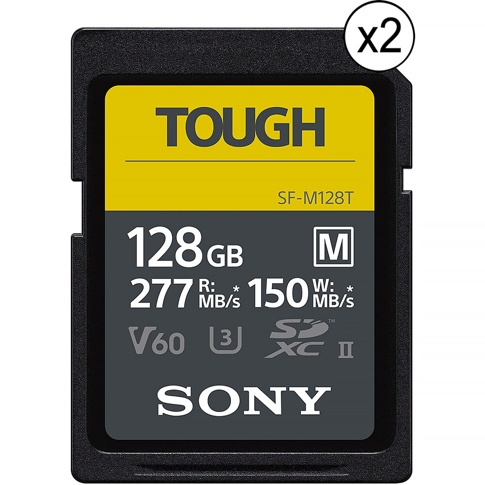 Tarjeta Sony 128GB SF-M Tough Serie UHS-II SDXC (2-Pack) - vista principal