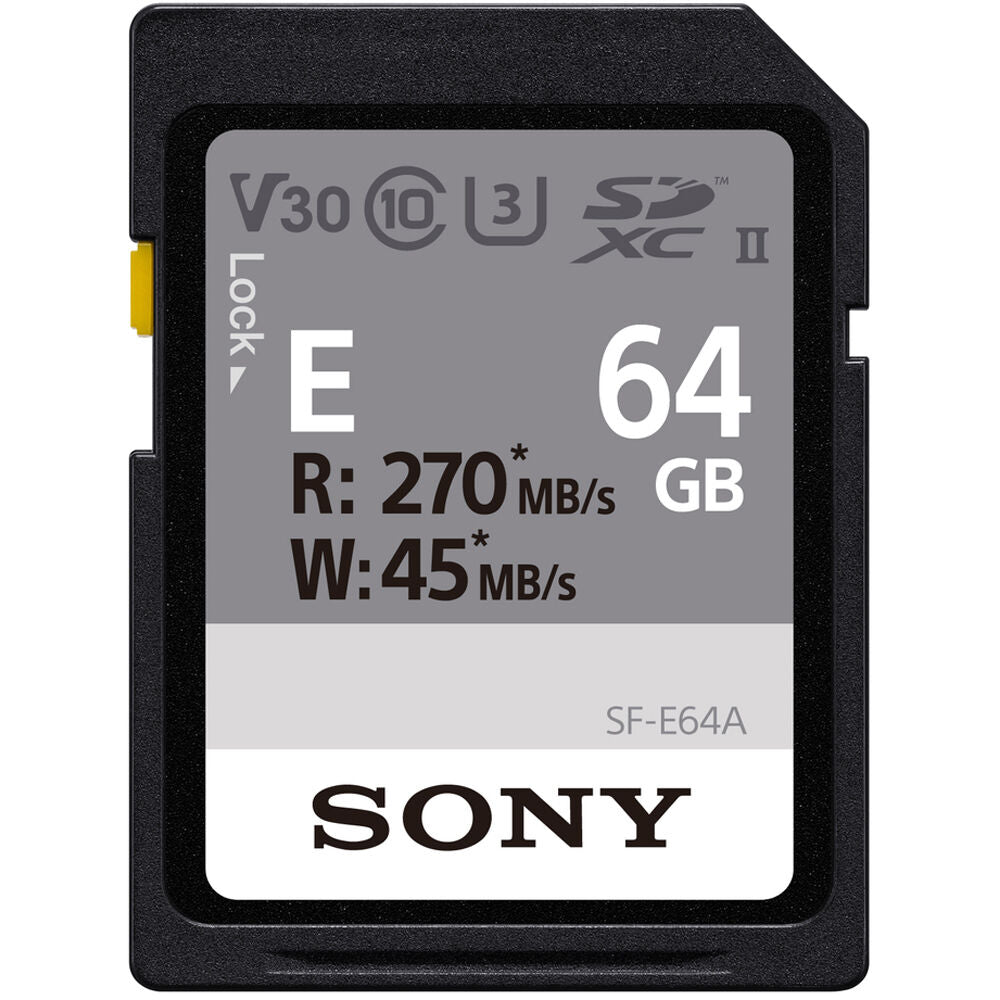 Tarjeta Sony 64GB SF-E Serie UHS-II SDXC - vista principal