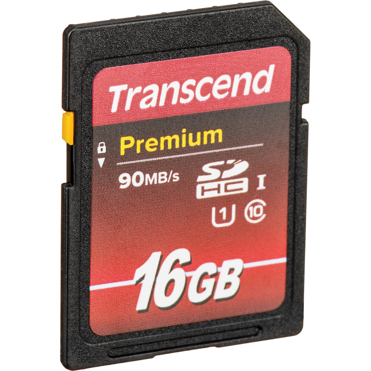 Tarjeta Transcend 16GB Premium UHS-I SDHC - vista frontal
