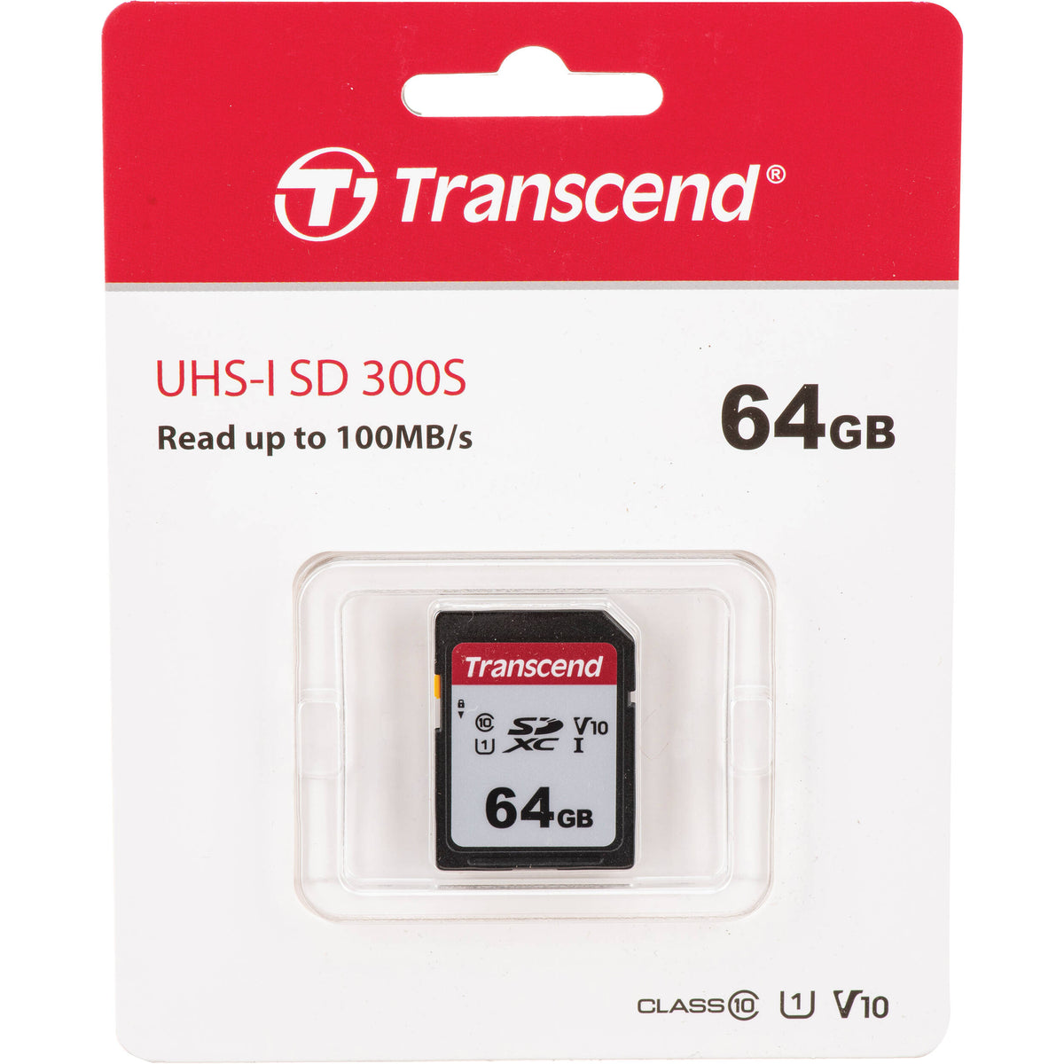 Tarjeta Transcend 64GB 300S UHS-I SDXC - vista principal