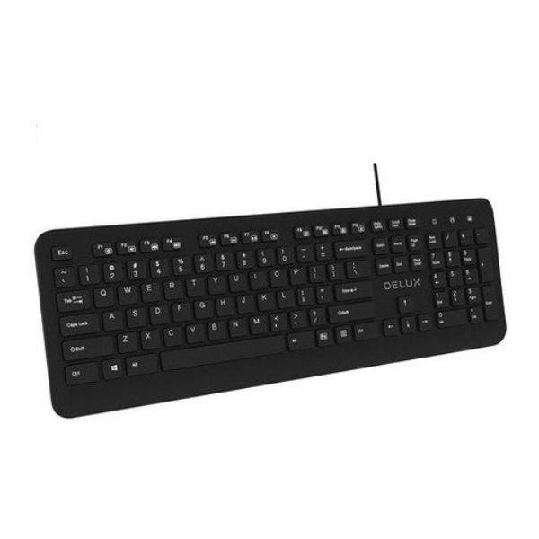 Teclado Delux KA193U Alambrico USB Color Negro