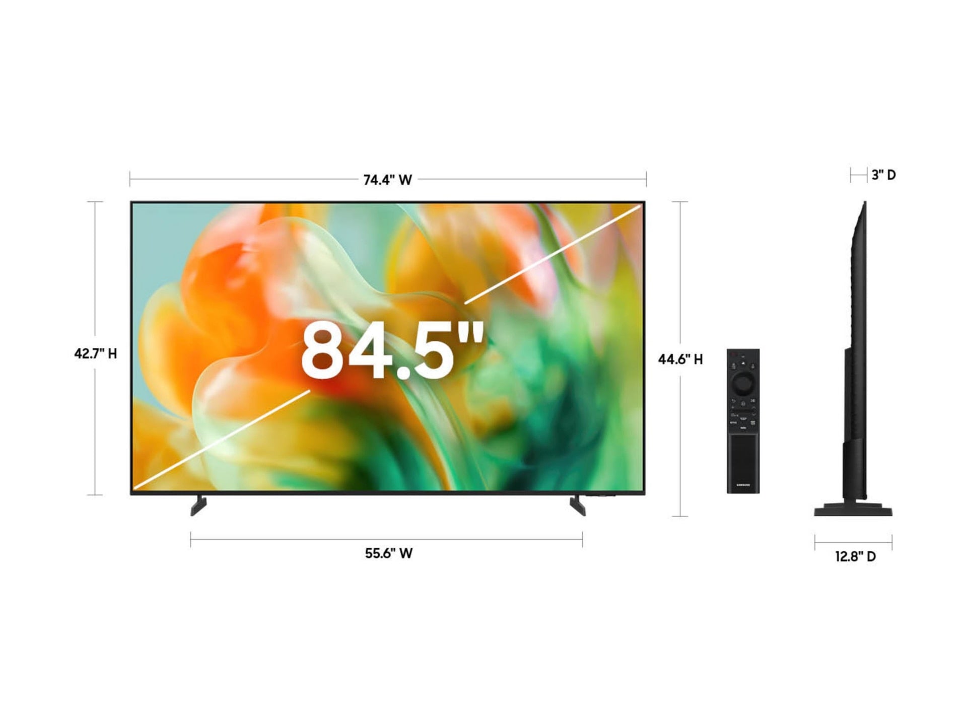 Televisores Samsung UN85M80HAF M80H Series 84.5" 4K - vista 3