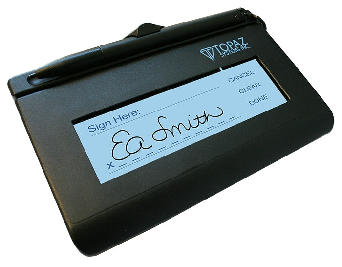 Terminal de Firma Topaz SignatureGem LCD1x5 T-LBK462-HSX-R - vista 2