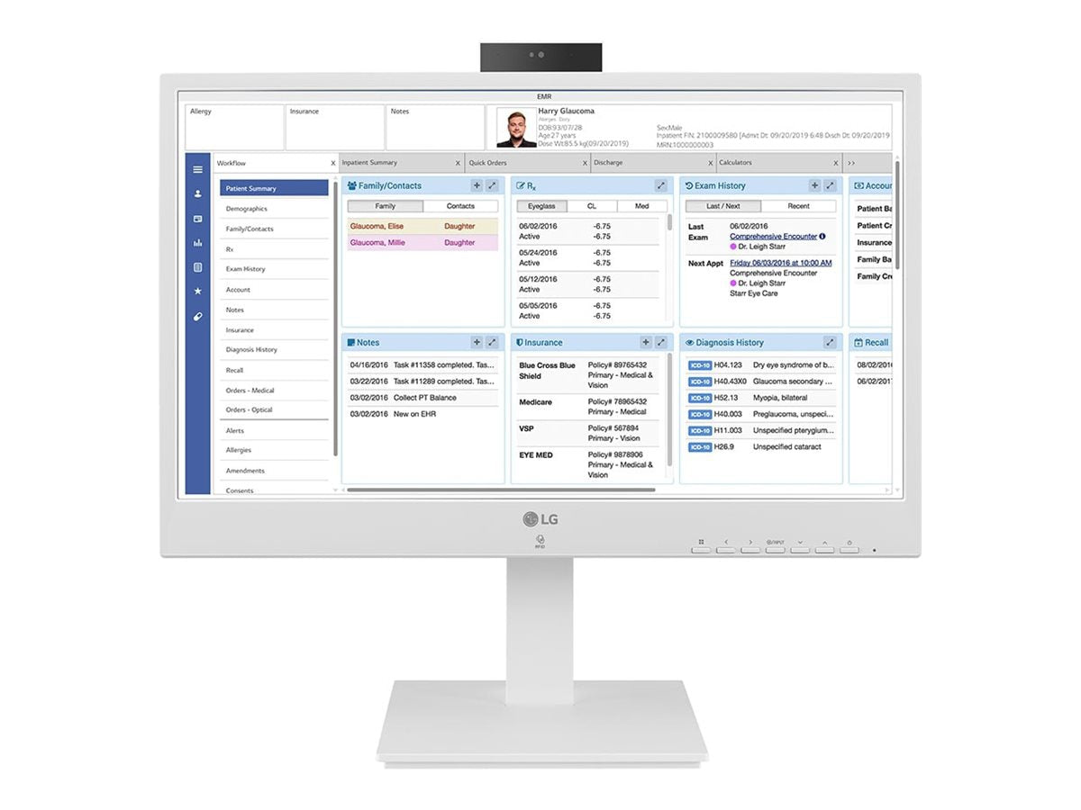 Todo en Uno LG 24" Pentium N6005 Full HD 8GB RAM 16GB eMMC All-in-One Thin Client Monitor, Intel Pentium N6005 - vista 1