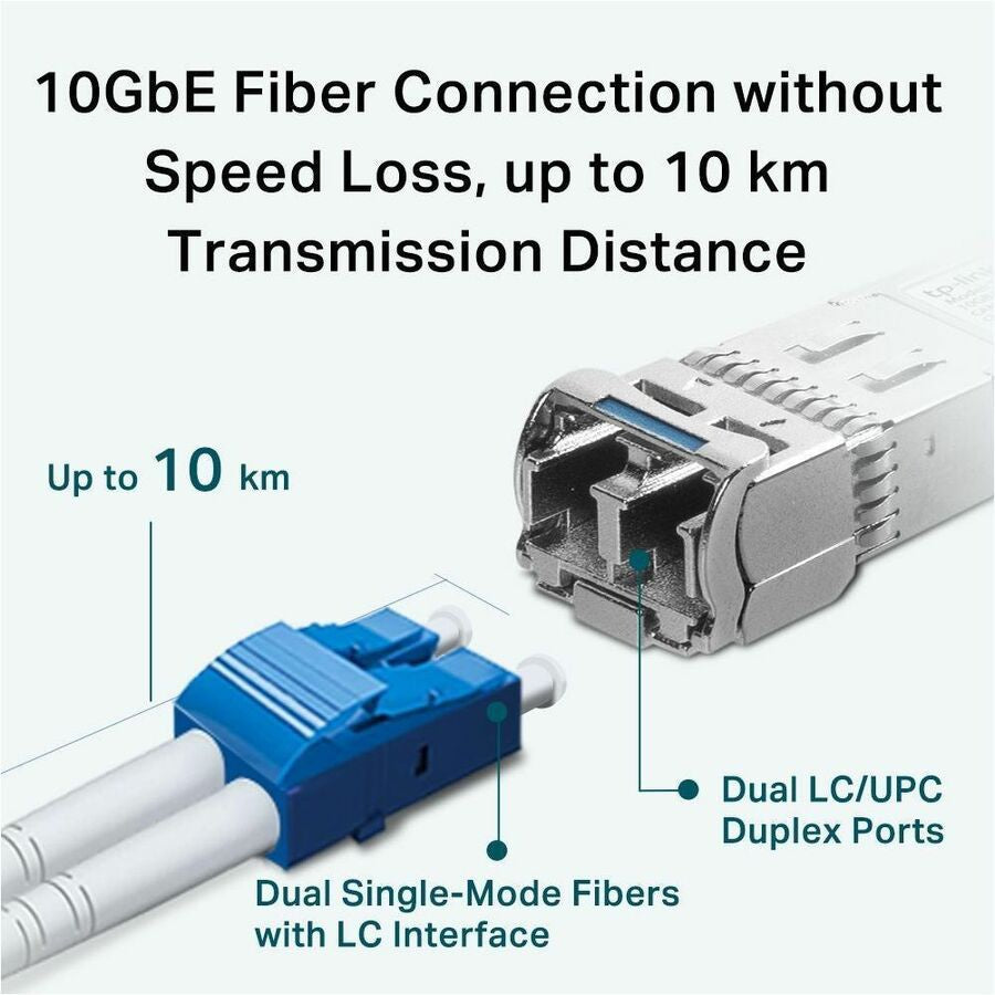 Transceptor de Red Omada Omada 10GBase-LR SFP+ LC Transceiver - vista 6