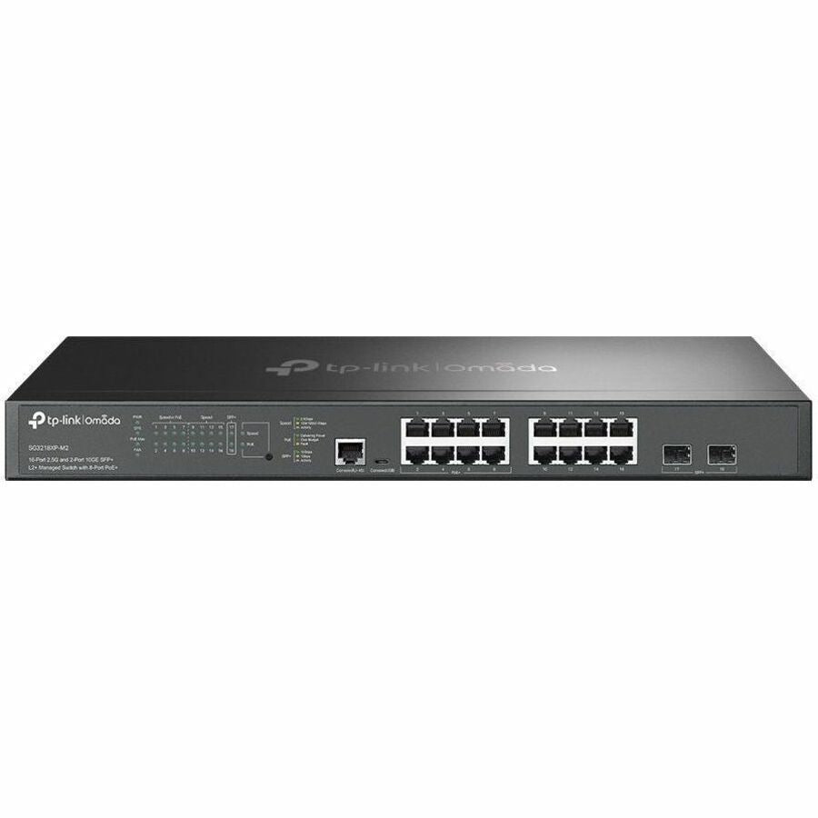 Transceptor de Red Omada Omada 16-Port 2.5G and 2-Port 10GE SFP+ L2+ Managed Switch - vista 5