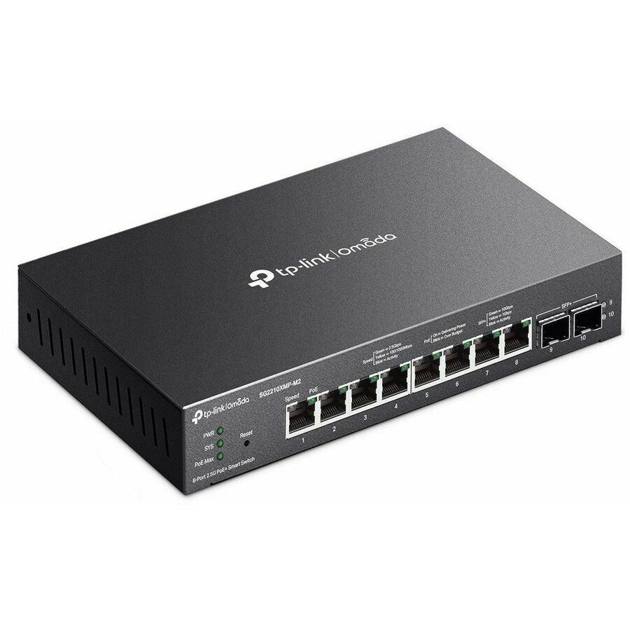 Transceptor de Red Omada Omada 8-Port 2.5GBASE-T and 2-Port 10GE SFP+ Smart Switch - vista 2