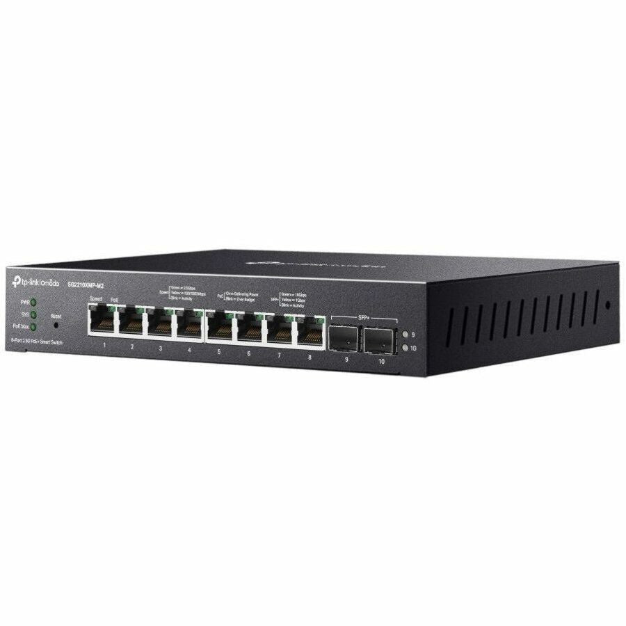 Transceptor de Red Omada Omada 8-Port 2.5GBASE-T and 2-Port 10GE SFP+ Smart Switch - vista 5