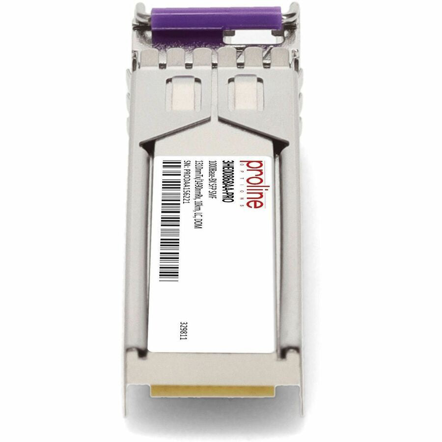 Transceptor de Red Proline Alcatel-Lucent Nokia 3HE00868AA Compatible TAA 1000Base-BX SFP Transceiver (SMF - vista 5