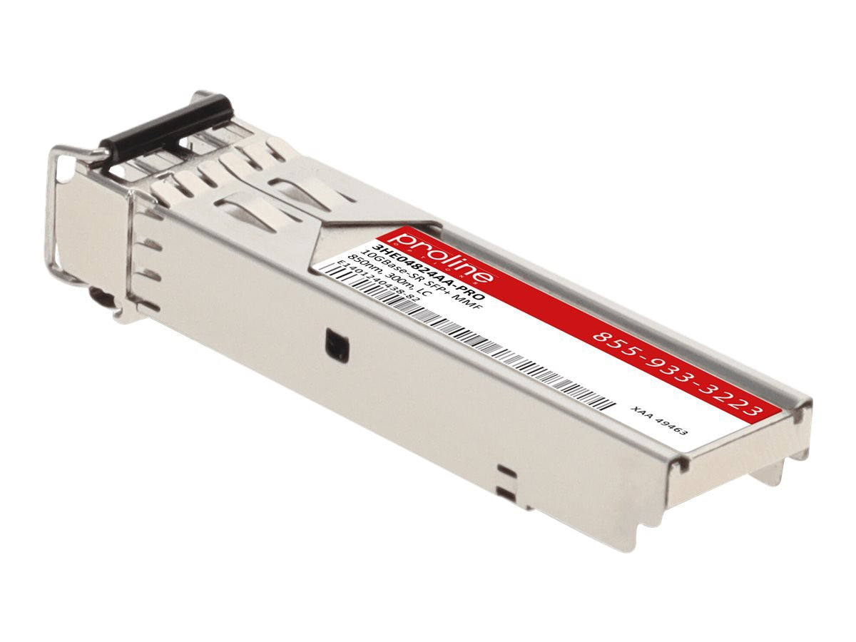 Transceptor de Red Proline Alcatel-Lucent Nokia® 3HE04824AA Compatible TAA 10GBase-SR SFP+ Transceiver (MMF - vista 2
