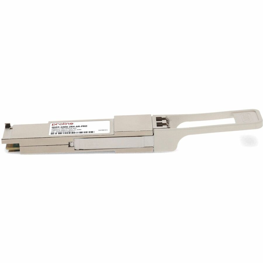 Transceptor de Red Proline Arista Networks® QSFP-100G-ZR4-AR Compatible TAA 100GBase-ZR4 QSFP28 Transceiver (S - vista 3