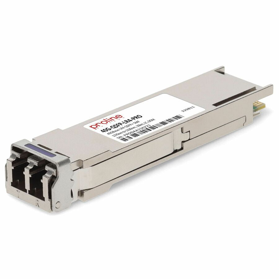 Transceptor de Red Proline Brocade® (Formerly) 40G-QSFP-LR4 Compatible TAA 40GBase-LR4 QSFP+ Transceiver (SMF - vista 2