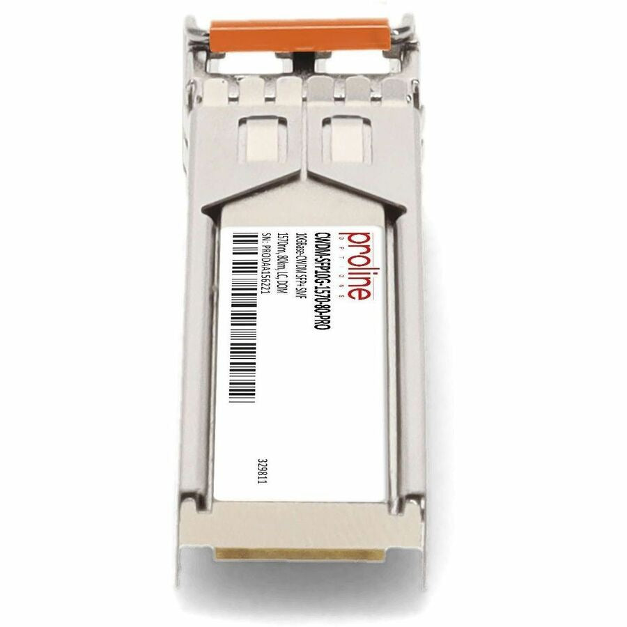 Transceptor de Red Proline Cisco® CWDM-SFP10G-1570-80 Compatible TAA 10GBase-CWDM SFP+ Transceiver (SMF - vista 5