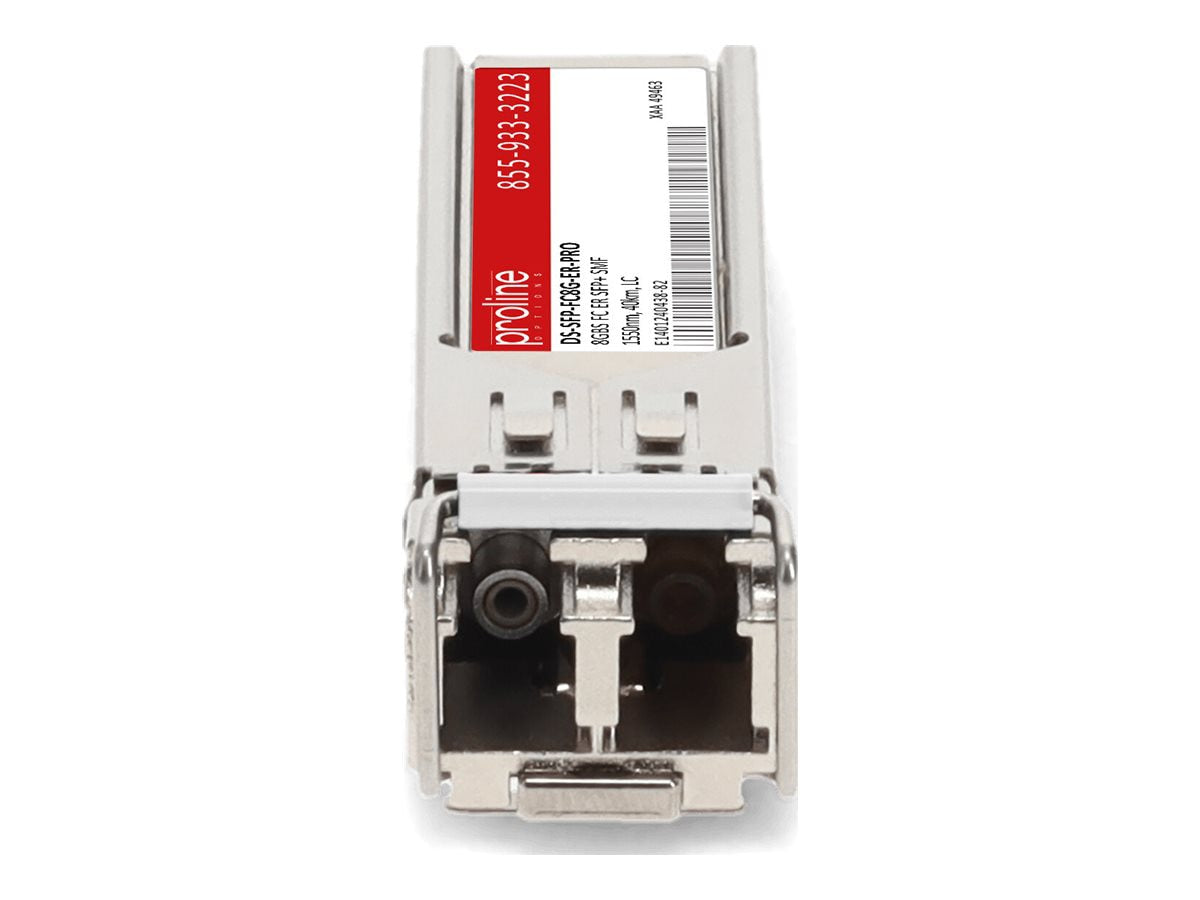 Transceptor de Red Proline Cisco® DS-SFP-FC8G-ER Compatible TAA Compliant 8GBase-LW Fibre Channel SFP+ Transce - vista 7