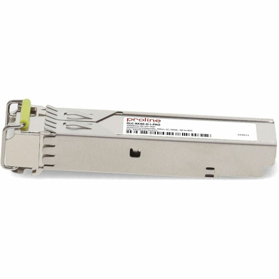 Transceptor de Red Proline Cisco® GLC-BX40-D-I Compatible TAA 1000Base-BX SFP Transceiver (SMF - vista 2