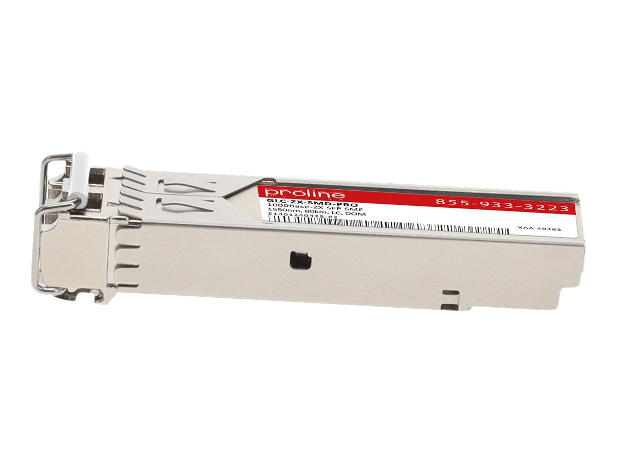 Transceptor de Red Proline Cisco GLC-ZX-SMD Compatible TAA 1000Base-ZX SFP Transceiver (SMF - vista 3