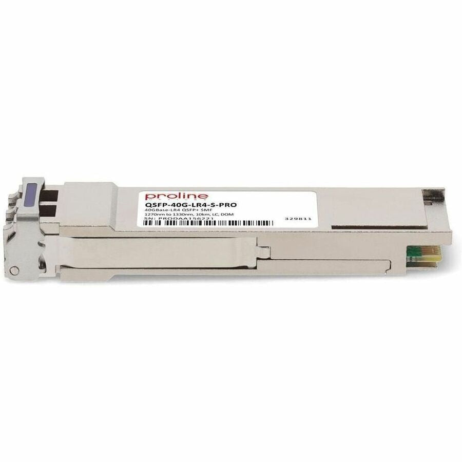 Transceptor de Red Proline Cisco® QSFP-40G-LR4-S Compatible TAA 40GBase-LR4 QSFP+ Transceiver (SMF - vista 2