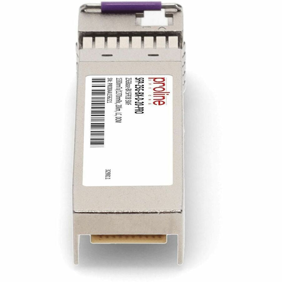 Transceptor de Red Proline Cisco® SFP-25G-BX-D-20 Compatible TAA 25GBase-BX SFP28 Transceiver (SMF - vista 5