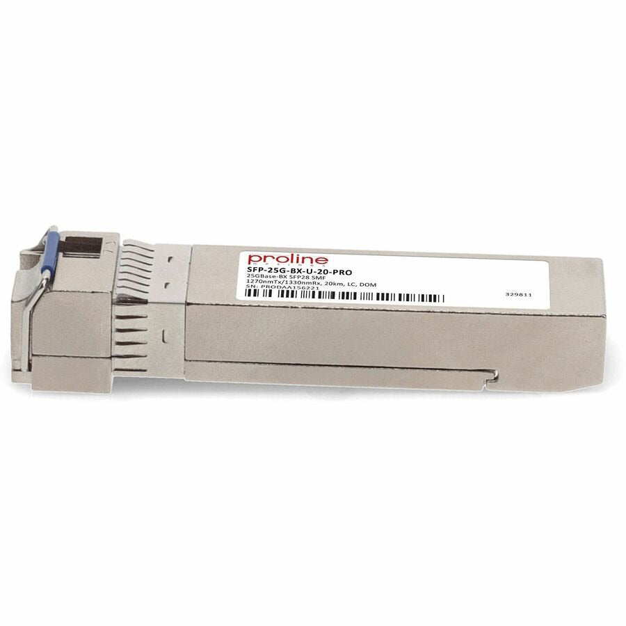 Transceptor de Red Proline Cisco® SFP-25G-BX-U-20 Compatible TAA 25GBase-BX SFP28 Transceiver (SMF - vista 3