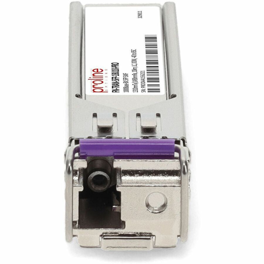 Transceptor de Red Proline Fortinet® FN-TRAN-SFP-1BU10 Compatible TAA 1000Base-BX SFP Transceiver (SMF - vista 7
