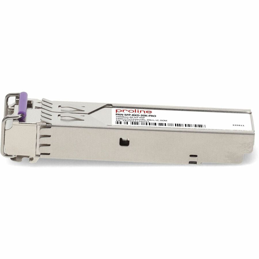Transceptor de Red Proline Palo Alto Networks® PAN-SFP-BXD-20K Compatible TAA 1000Base-BX SFP Transceiver (SMF - vista 2