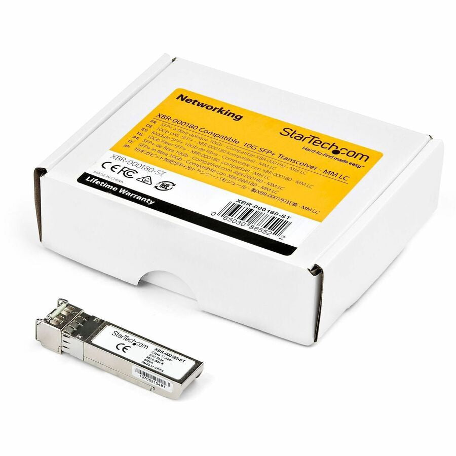 Transceptor de Red StarTech.com StarTech Brocade 10G-SFPP-LR Compatible SFP+ Module - vista 7