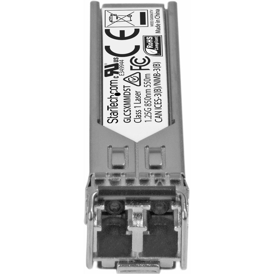 Transceptor de Red StarTech.com StarTech Cisco GLC-SX-MMD Compatible SFP Module - vista 5
