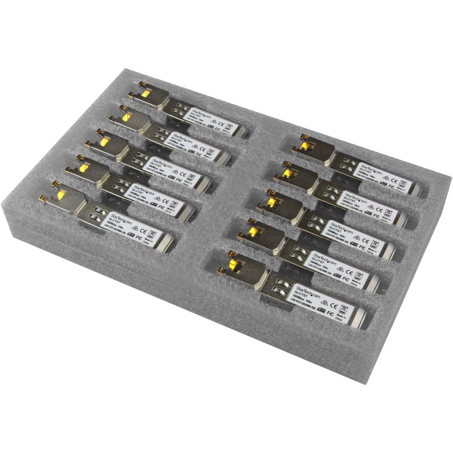 Transceptor de Red StarTech.com StarTech Cisco GLC-T Compatible SFP Module 10 Pack - vista 1