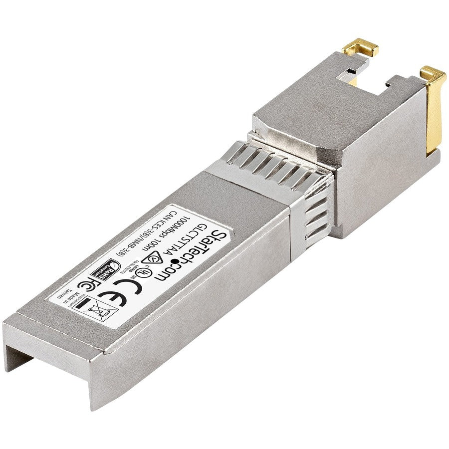 Transceptor de Red StarTech.com StarTech Cisco GLC-T Compatible SFP Module - vista 2