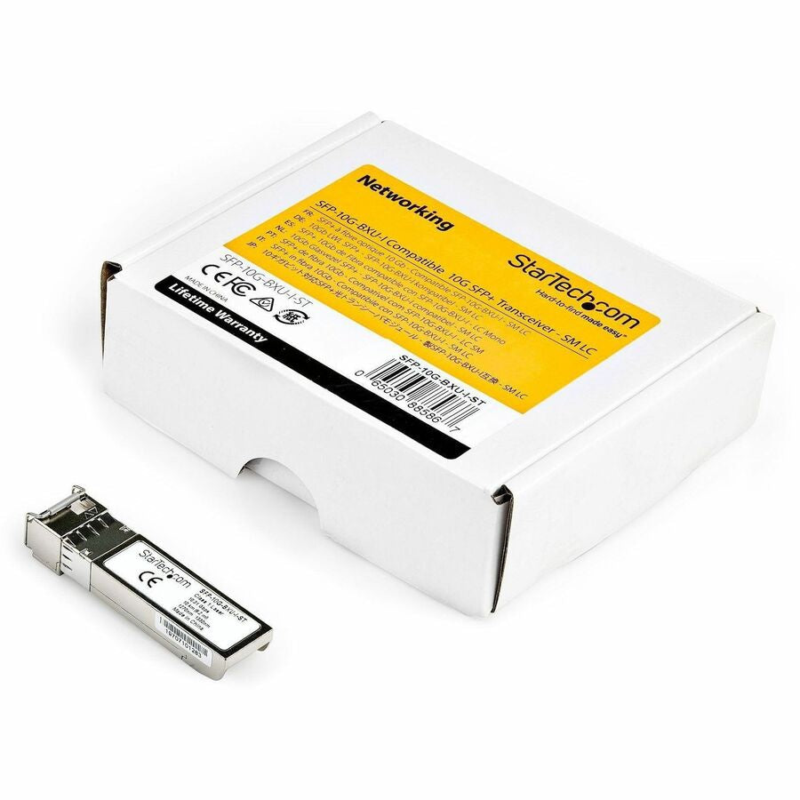 Transceptor de Red StarTech.com StarTech Cisco SFP-10G-BXU-I Compatible SFP+ Module - vista 6