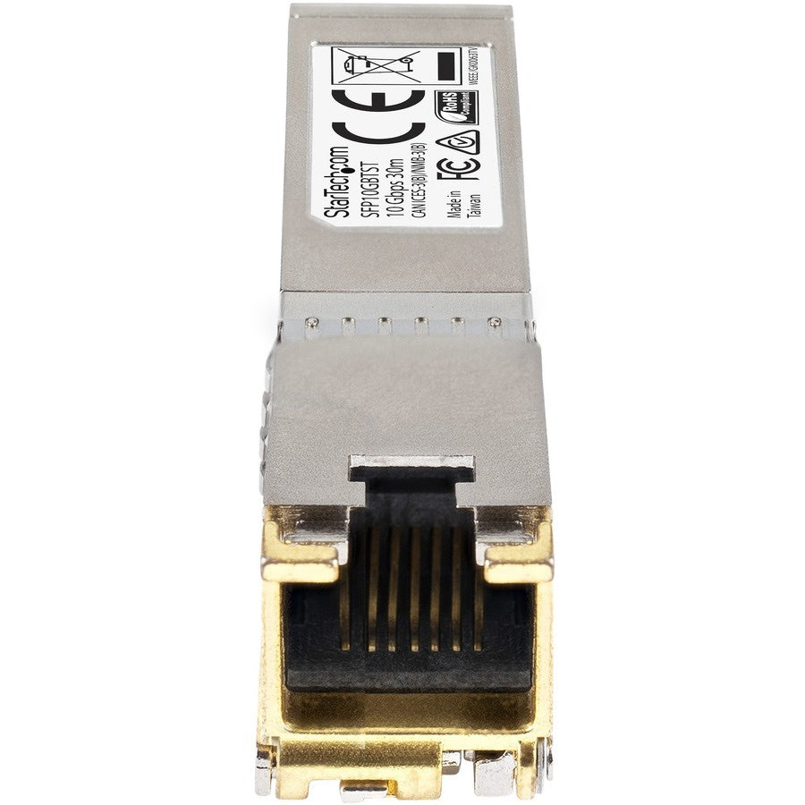 Transceptor de Red StarTech.com StarTech Cisco SFP-10GB-T-X Compatible SFP+ Module - vista 2