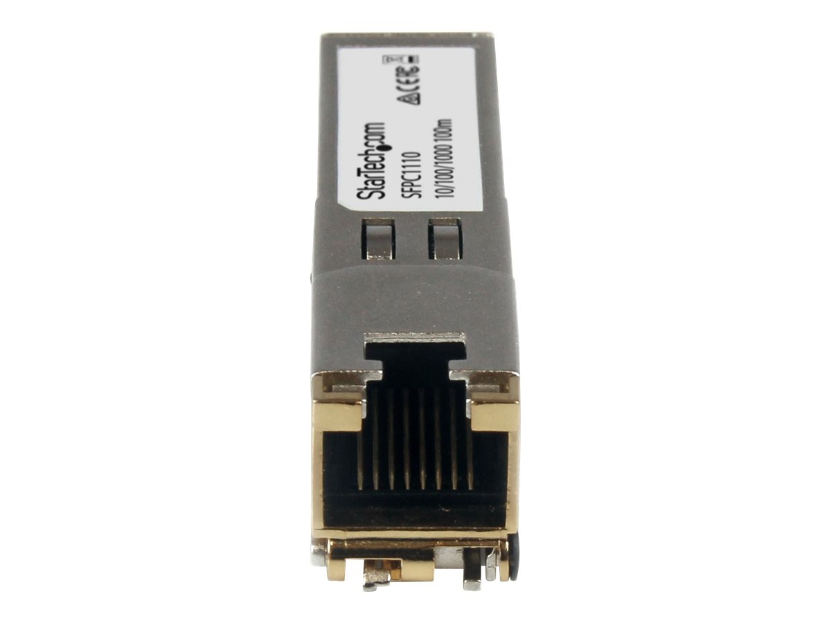 Transceptor de Red StarTech.com StarTech Cisco SFP-GE-T Compatible SFP Module - vista 2