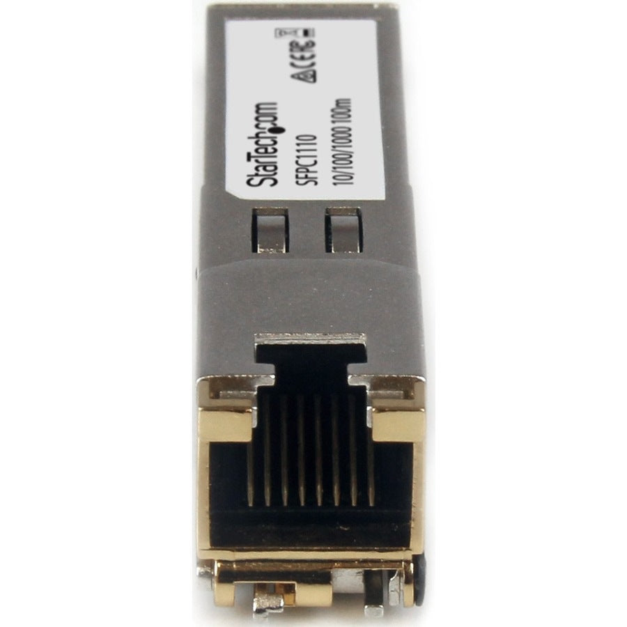 Transceptor de Red StarTech.com StarTech Cisco SFP-GE-T Compatible SFP Module - vista 4