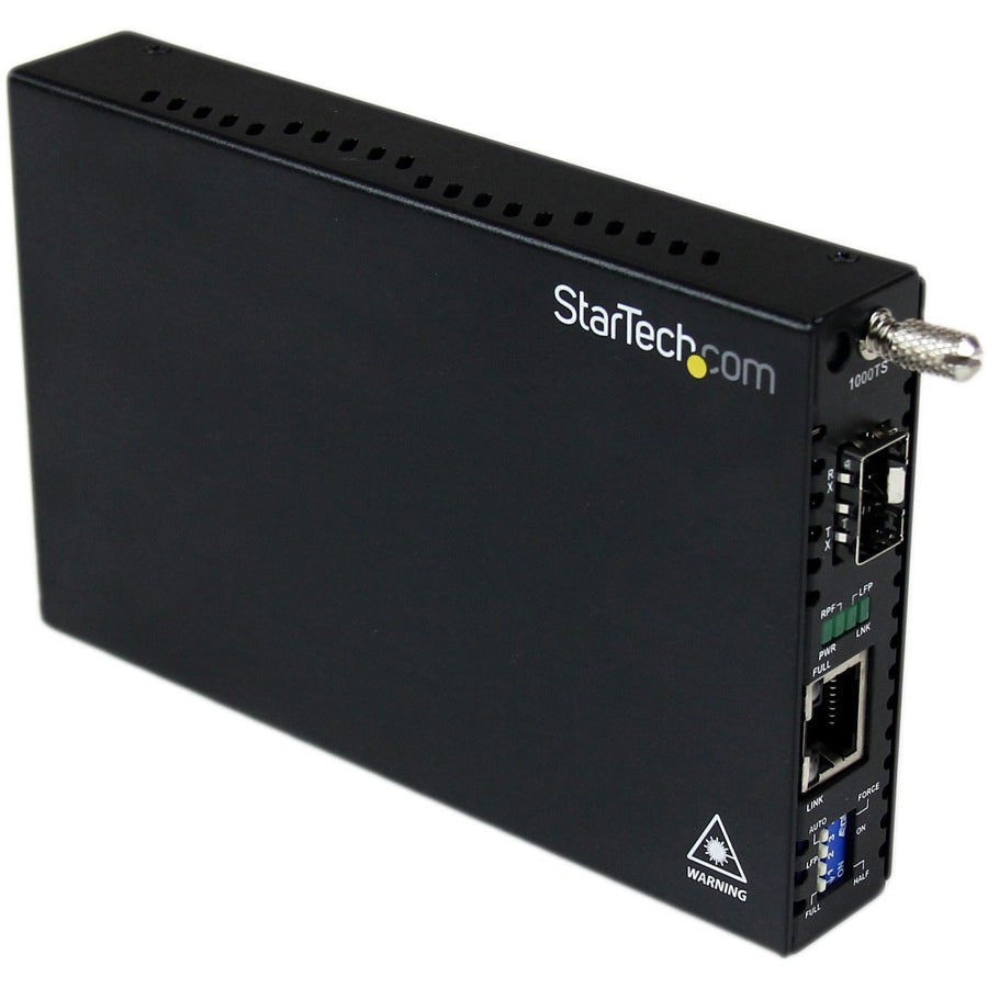 Transceptor de Red StarTech.com StarTech Gigabit Ethernet Fiber Media Converter - vista 1