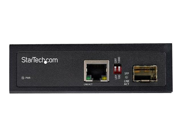 Transceptor de Red StarTech.com StarTech Industrial Fiber to Ethernet Media Converter - vista 2