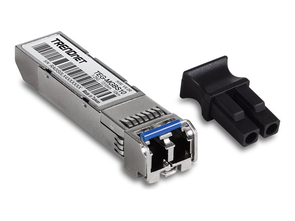 Transceptor de Red TRENDnet SFP to RJ45 Mini-GBIC Single-Mode LC Module; TEG-MGBS10; - vista 1