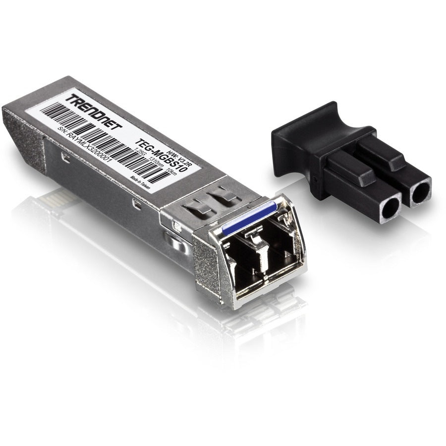 Transceptor de Red TRENDnet SFP to RJ45 Mini-GBIC Single-Mode LC Module; TEG-MGBS10; - vista 5