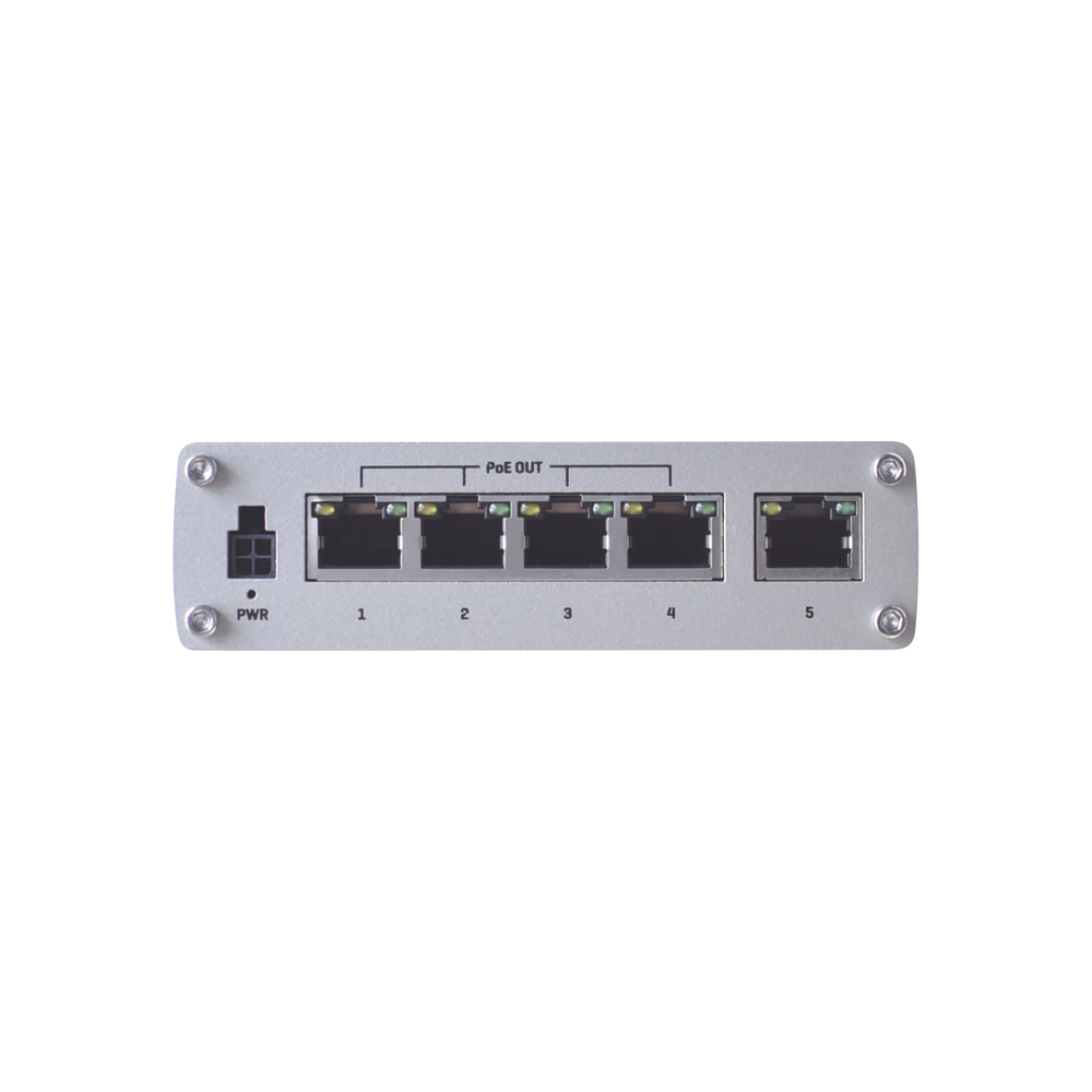 Switch Industrial No-Administrable 5 puertos Gigabit Teltonika TSW100 120 W