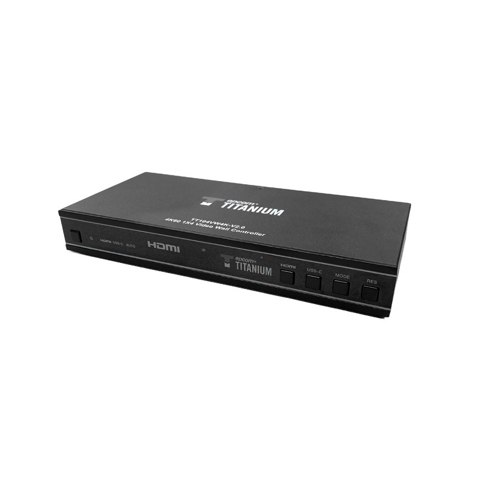 Controlador de Video Wall HDMI 4K60Hz 2x2 Epcom Titanium TT104VW4K-V2.0